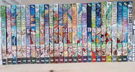 Dr. Stone Manga Set Vol. 1-26, + Reboot Byakuya (27 books) English