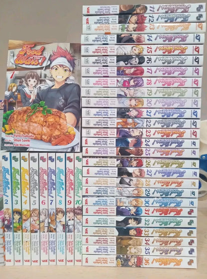 Food Wars! Shokugeki no Soma Vol. 1-36 Manga Set Complete English