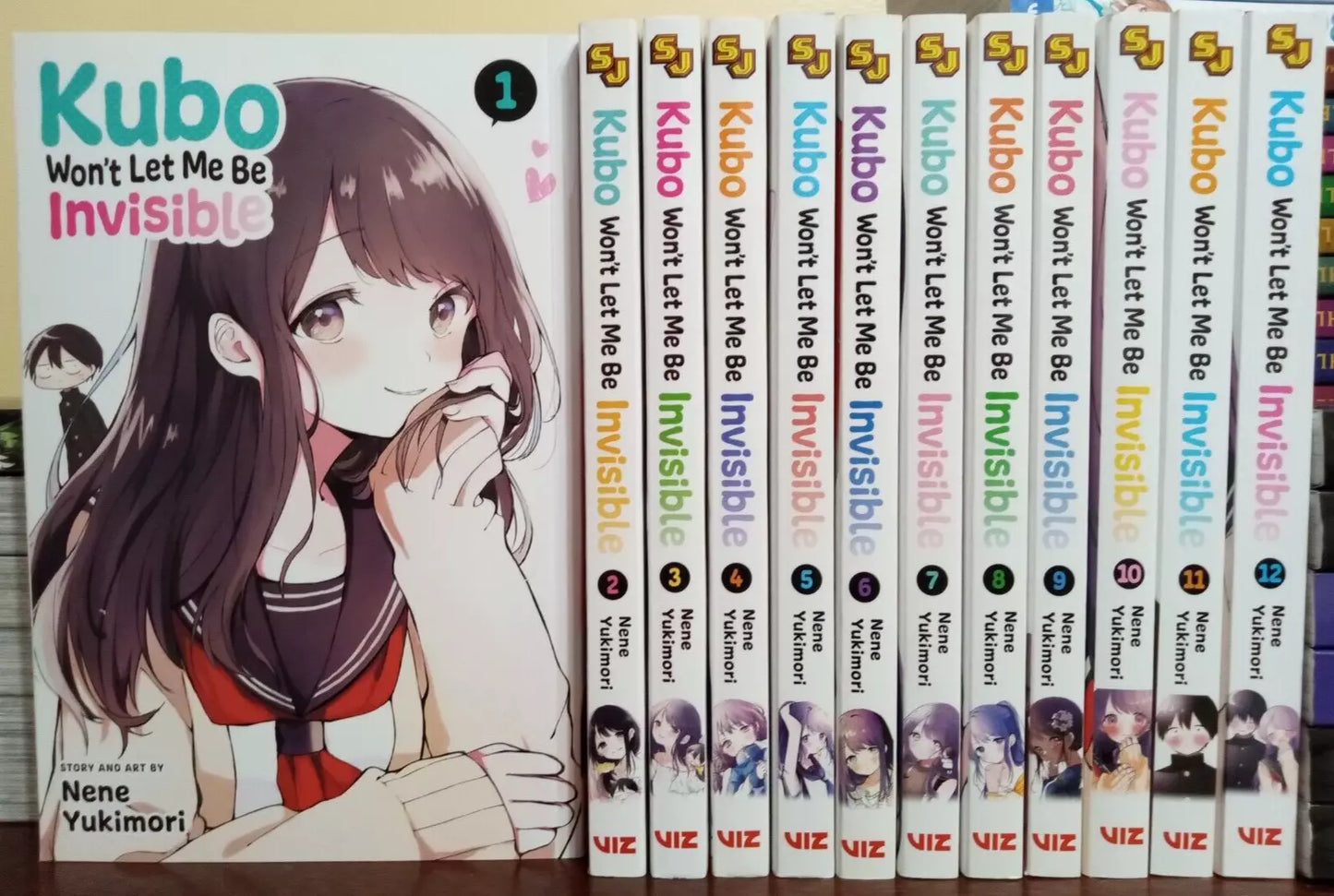 Kubo Won't Let Me Be Invisible Vol. 1-12 Complete Manga Set English