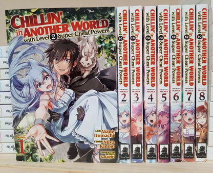 Chillin in Another World with Level 2 Super Cheat Powers Vol 1-8 Manga Set English