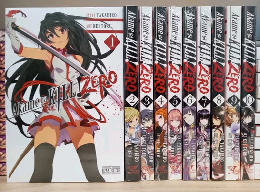 Akame Ga Kill! Zero Manga Vol. 1-10 Set English