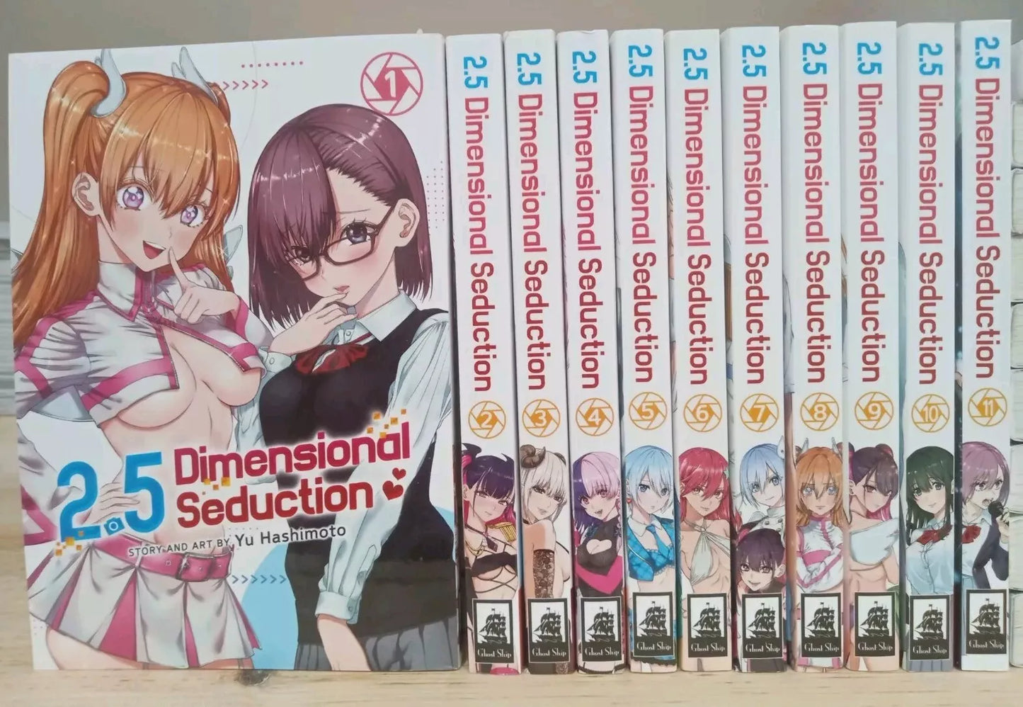 2.5 Dimensional Seduction Vol. 1-11 Manga Set English