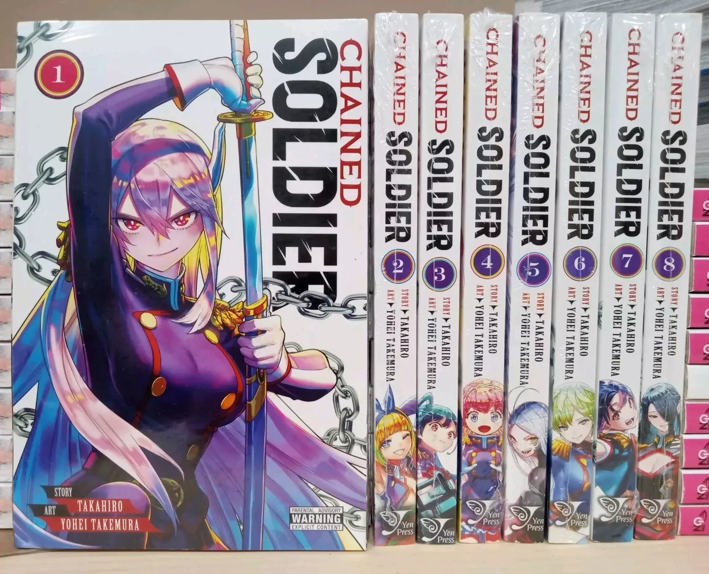 Chained Soldier Vol. 1-8 Manga Set English