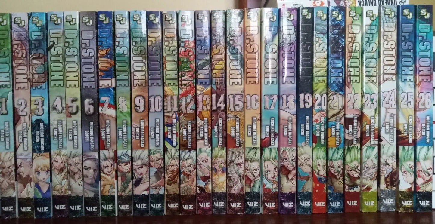 Dr. Stone Vol. 1-26 Complete Manga Set English