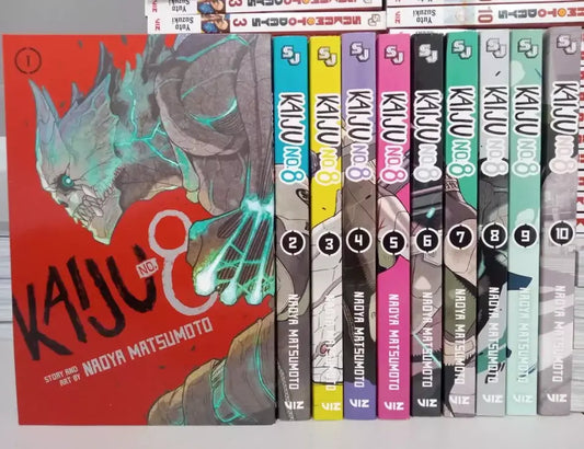 Kaiju No. 8 Manga Vol. 1-10 Manga Set English