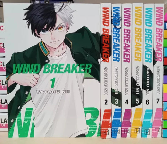 Wind Breaker Vol. 1-7 manga Complete Set English