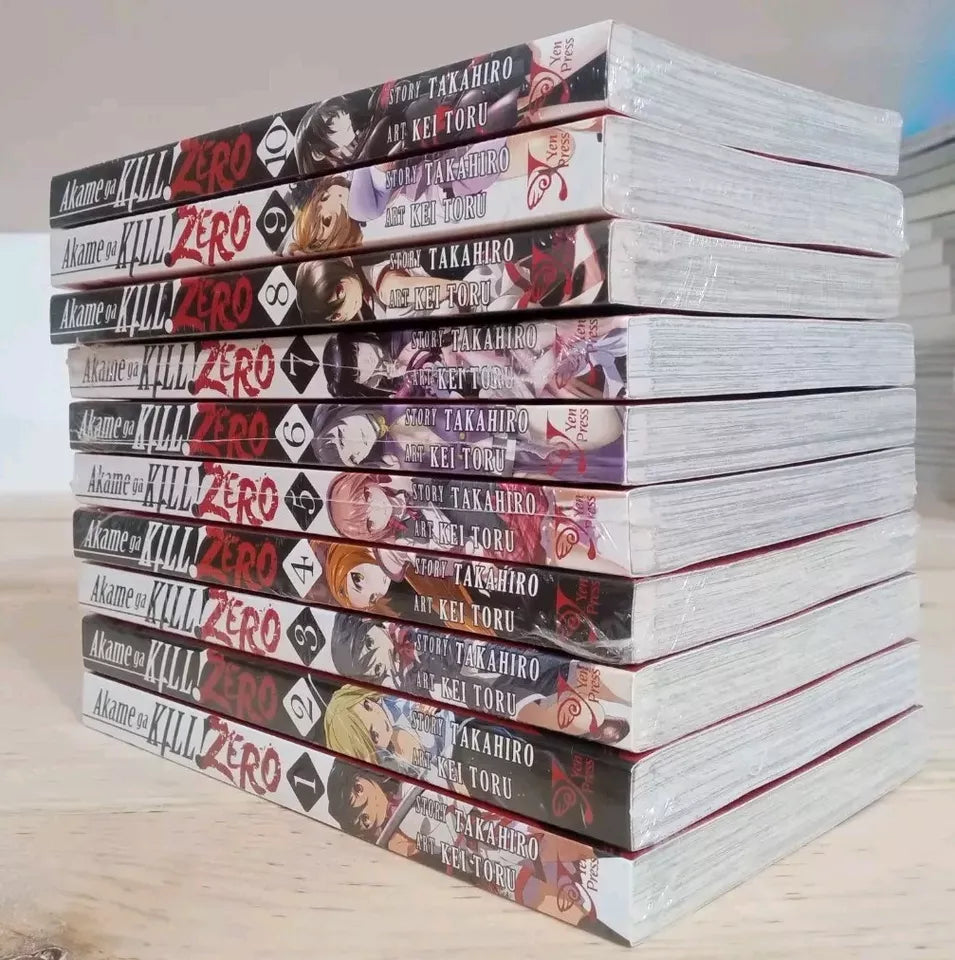 Akame Ga Kill! Zero Manga Vol. 1-10 Set English